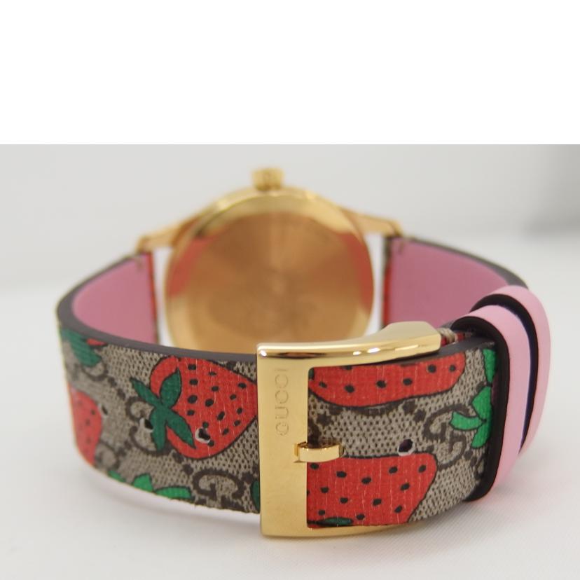 GUCCI グッチ/Gタイムレス・ストロベリー/クォーツ/126.4//17767580/Aランク/82