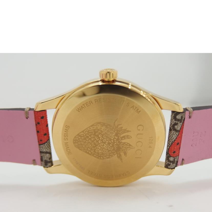 GUCCI グッチ/Gタイムレス・ストロベリー/クォーツ/126.4//17767580/Aランク/82