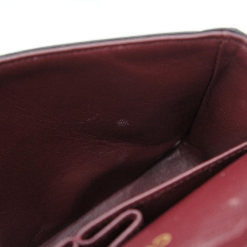 CHANEL シャネル/マトラッセダブルフラップ/ラム//Bランク/75