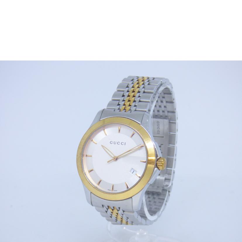 GUCCI グッチ/Gタイムレス・コンビ/メンズ/クオーツ/126.4//16149320/ABランク/64