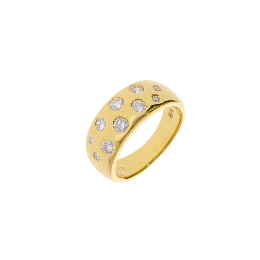 / K18ダイヤリング0.61ct//Aランク/75