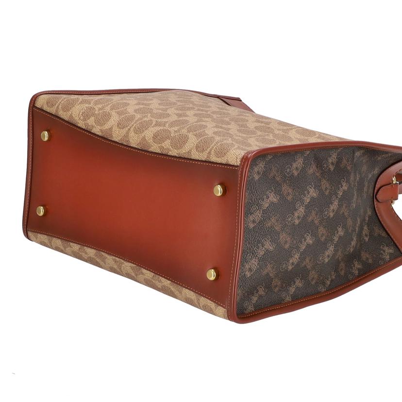 COACH コーチ/フィールドトートシグネチャーウィズホースアンドキャリッジプリント/C0776//M20**/SAランク/75