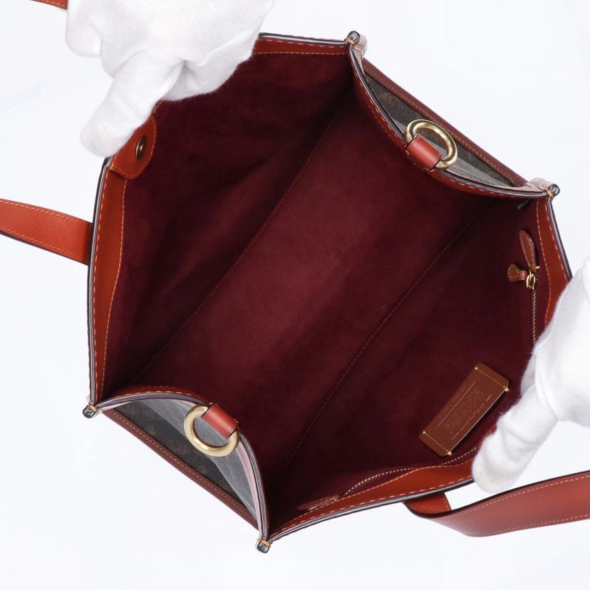 COACH コーチ/フィールドトートシグネチャーウィズホースアンドキャリッジプリント/C0776//M20**/SAランク/75