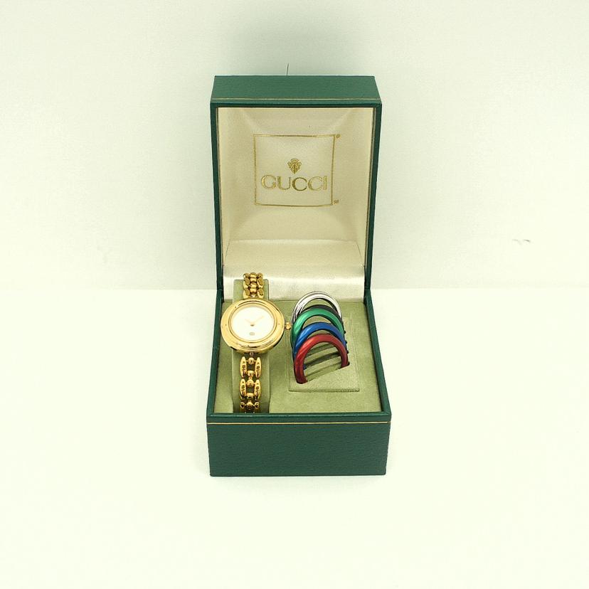 GUCCI グッチ/チェンジベゼル レディースクオーツ/1200 1100-L//011****/ABランク/75