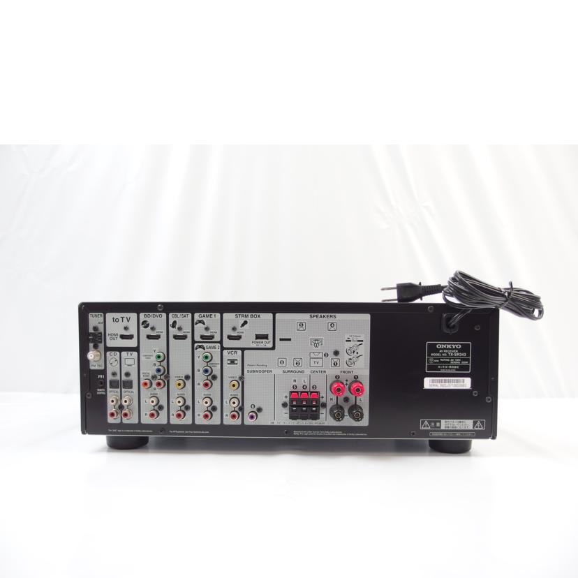 ONKYO ONKYO/AVアンプ/TX-SR343//3922JJ5710603368G/ABランク/83