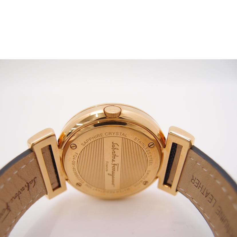 S.Ferragamo サルバトーレ・フェラガモ 腕時計 革ベルト MINUETTO ゴールドケース/Salvatore Ferragamo/メヌエット/クォーツ/FQ4060013//FQ4-091403860333/ABランク/69