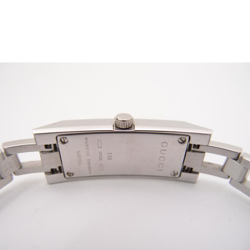 GUCCI グッチ ステンレス シェル文字盤 110 腕時計/Gリンク/レディース/クオーツ/YA110525//140*****/Bランク/69