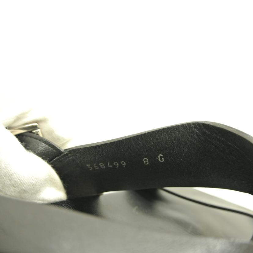 GUCCI グッチ/レザーサンダル 黒/368499//BXN00.1000/ABランク/87