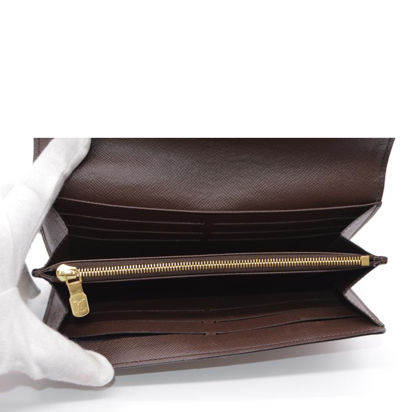 LV ルイヴィトン/ポルトフォイユ・サラ新型/ダミエ/ブラウン/N63209//MI3109/ABランク/89