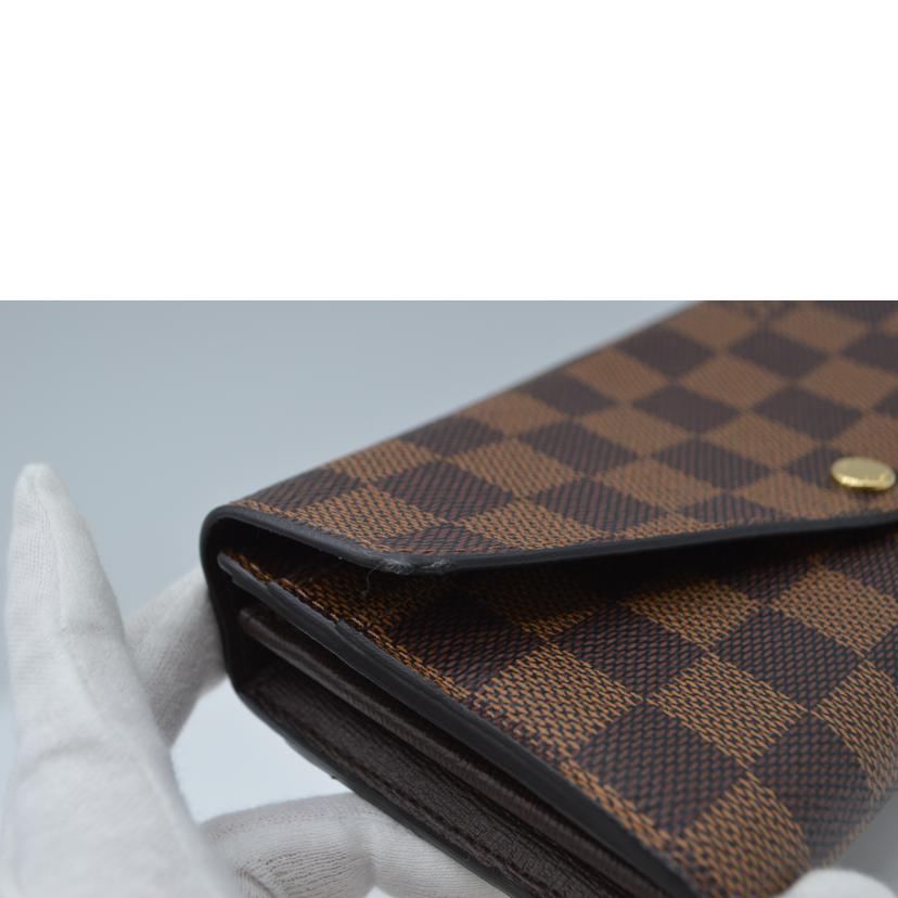 LV ルイヴィトン/ポルトフォイユ・サラ新型/ダミエ/ブラウン/N63209//MI3109/ABランク/89