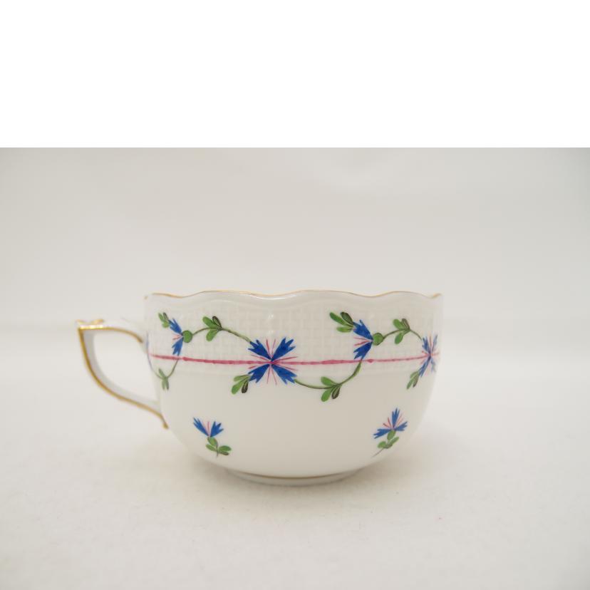 HEREND ヘレンド/ブルーガーランド ティ-カップ&ソーサー ハンガリー//SAランク/69