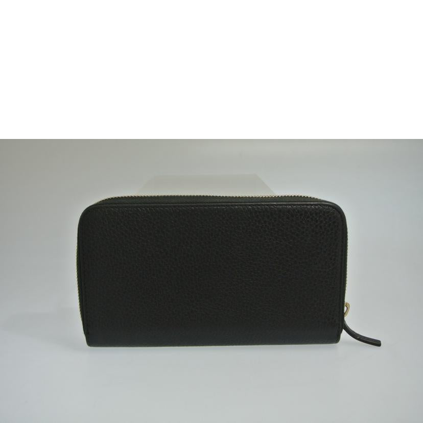 GUCCI グッチ/ラウンドファスナー長財布 レザー黒/509644//525040/Bランク/87