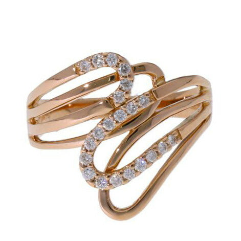 K18PGダイヤリング0.25ct//Aランク/75