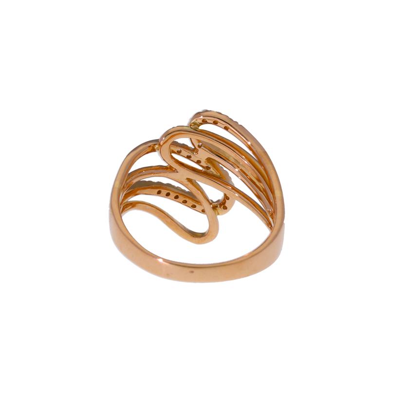 K18PGダイヤリング0.25ct//Aランク/75