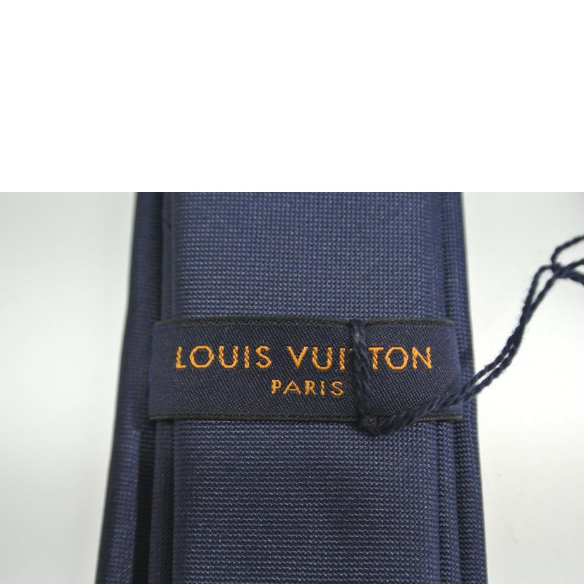 LV ルイヴィトン/クラヴァット モノグラム ネクタイ 紺/M78765//MR0261/SAランク/87