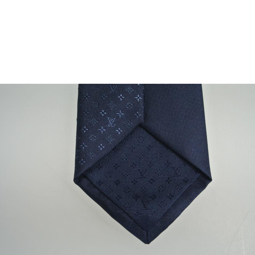 LV ルイヴィトン/クラヴァット モノグラム ネクタイ 紺/M78765//MR0261/SAランク/87