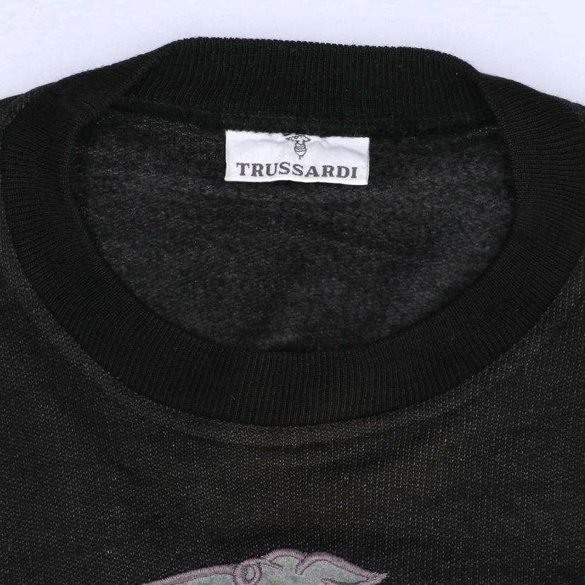TRUSSARDI  / vintage スウェット・BK//Bランク/75