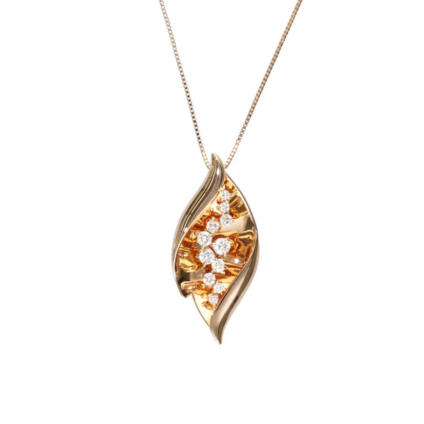 / K18ダイヤネックレス0.50ct//Aランク/75