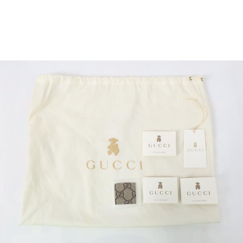 GUCCI グッチ/GGスプリームトートバッグ ハンドバッグ ミニトート ベアー オレンジレッド/297557//343***/Aランク/65