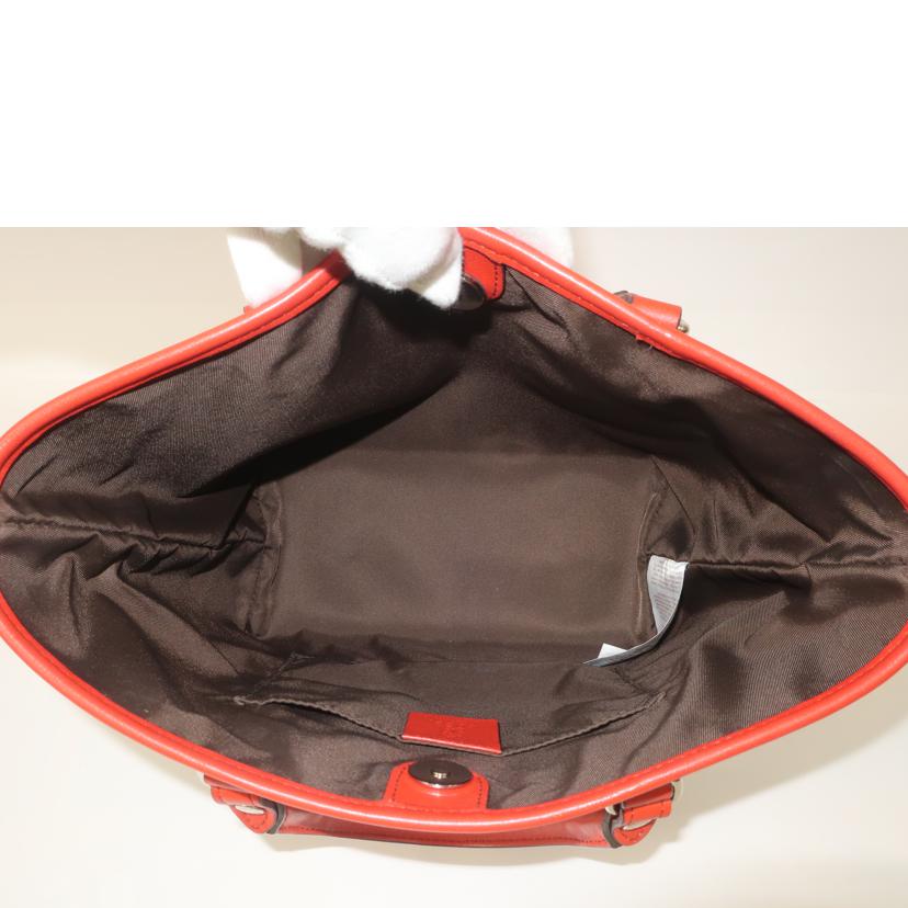 GUCCI グッチ/GGスプリームトートバッグ ハンドバッグ ミニトート ベアー オレンジレッド/297557//343***/Aランク/65