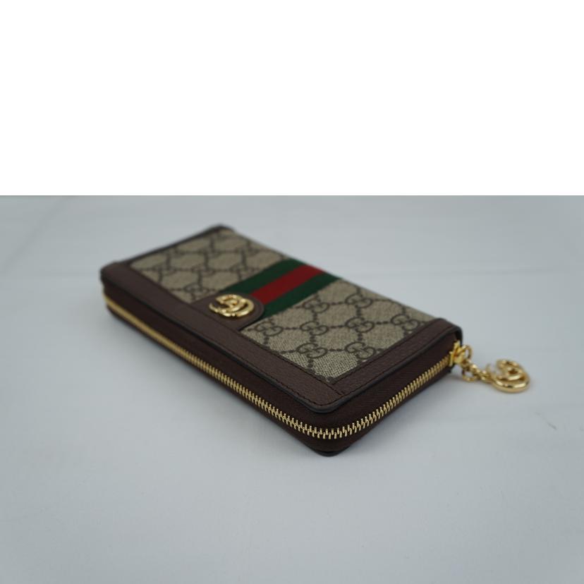 GUCCI グッチ/オフディアGGスプリームラウンドファスナー/523154//525***/Aランク/67