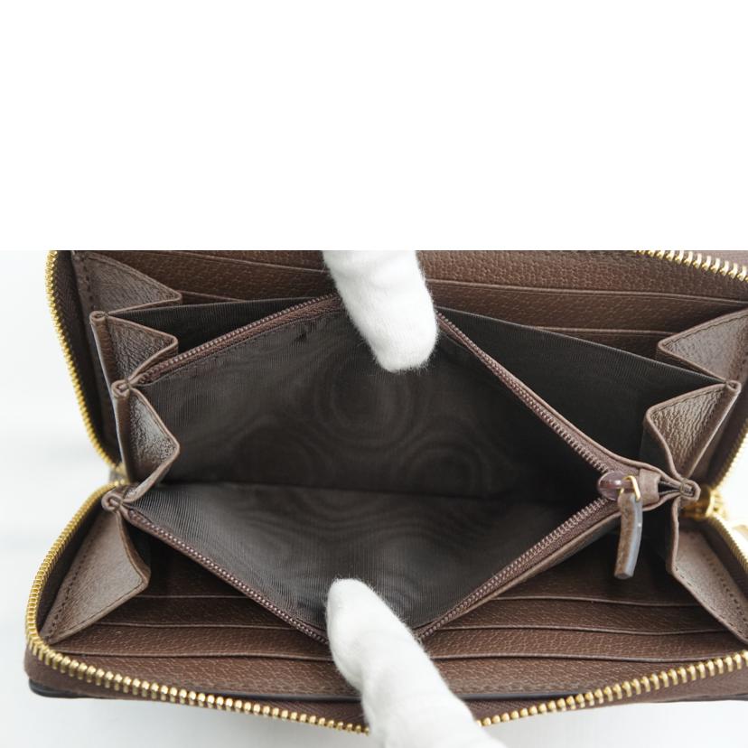 GUCCI グッチ/オフディアGGスプリームラウンドファスナー/523154//525***/Aランク/67