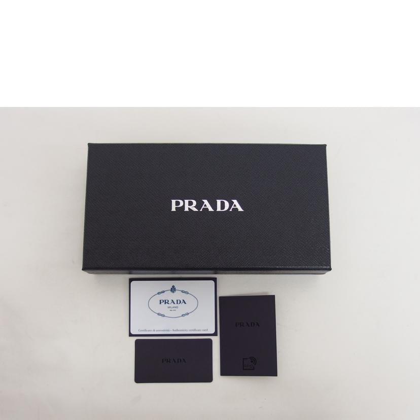 PRADA プラダ/サフィアーノ/ラウンドファスナー長財布/ブラック/1ML506//107A/SAランク/04