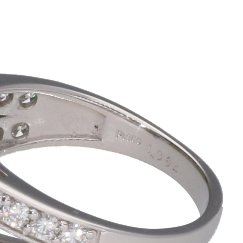 / ◎ Pt950サファイアダイヤリング1.364/D1.00ct//Aランク/75