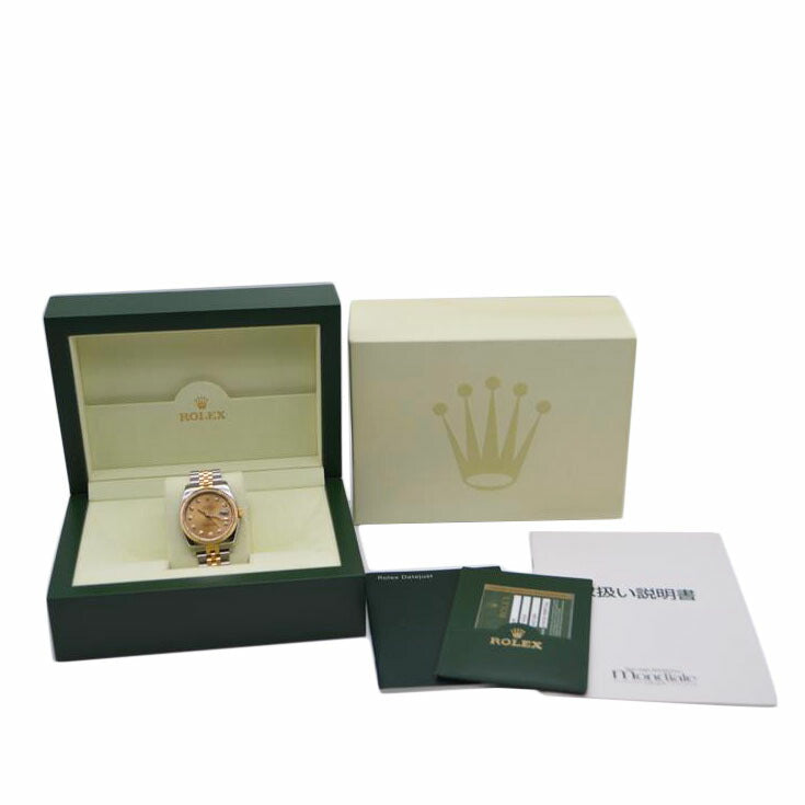 ROLEX ロレックス/デイトジャスト10P新ダイヤ/シャンパンゴールド/116233G//V527200(09年製)/Aランク/89