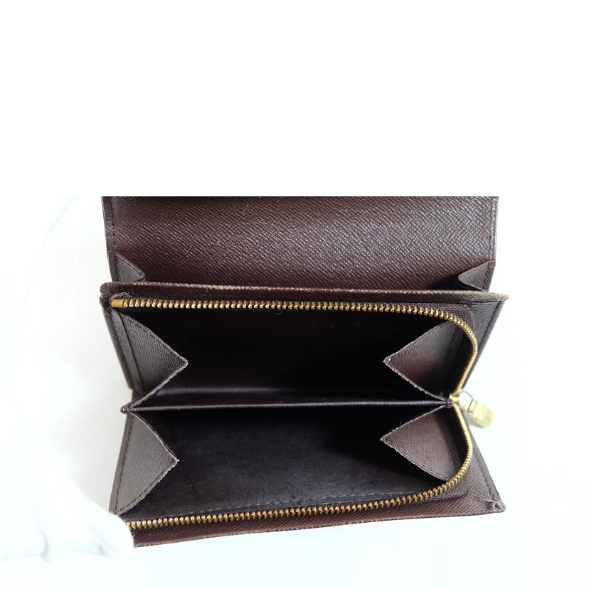 LV ルイヴィトン/ポルトモネ・ビエ・トレゾール/ダミエ/エベヌ/N61730//CA1***/Bランク/71