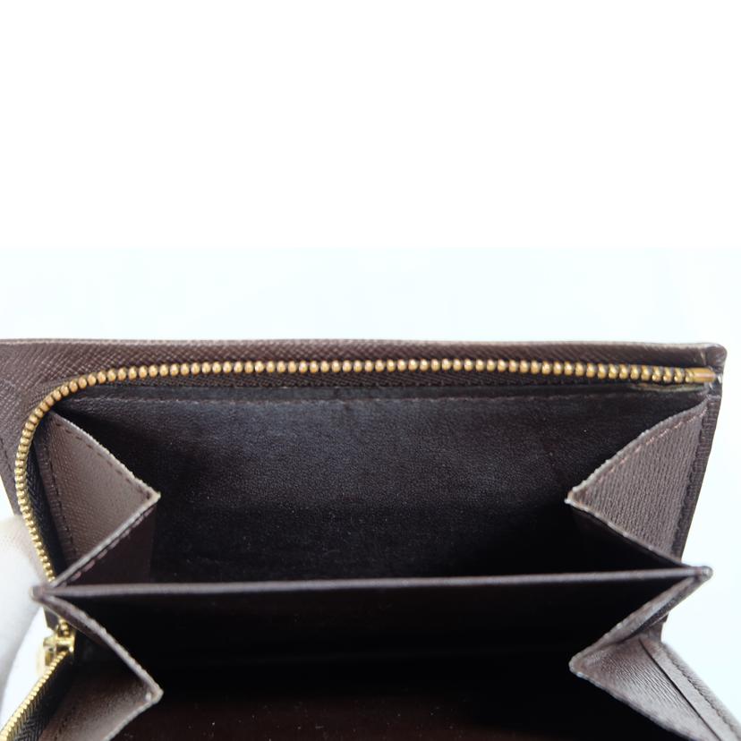 LV ルイヴィトン/ポルトモネ・ビエ・トレゾール/ダミエ/エベヌ/N61730//CA1***/Bランク/71