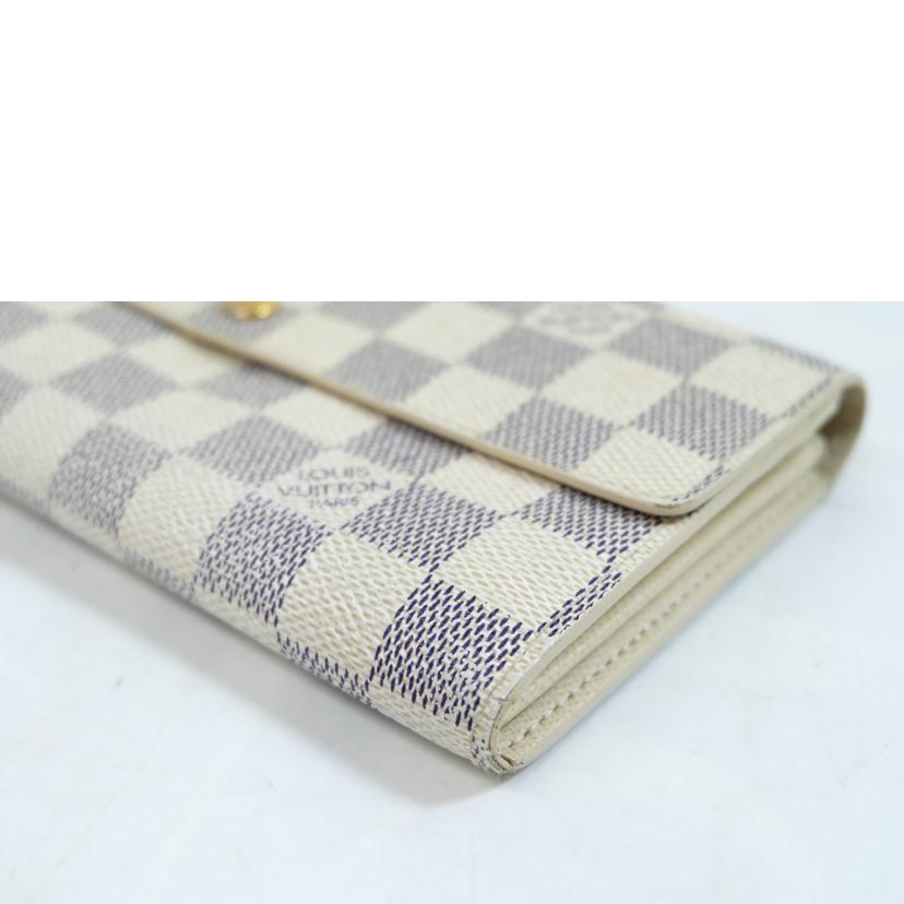 LV ルイヴィトン/ポルトフォイユ・サラ/ダミエ/アズール/N61735//TH1***/Bランク/71