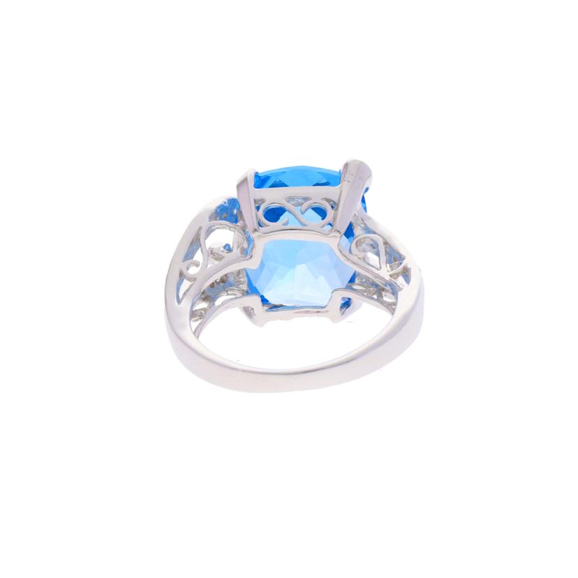 / K18トパーズダイヤリング8.70/D0.22ct//Aランク/75