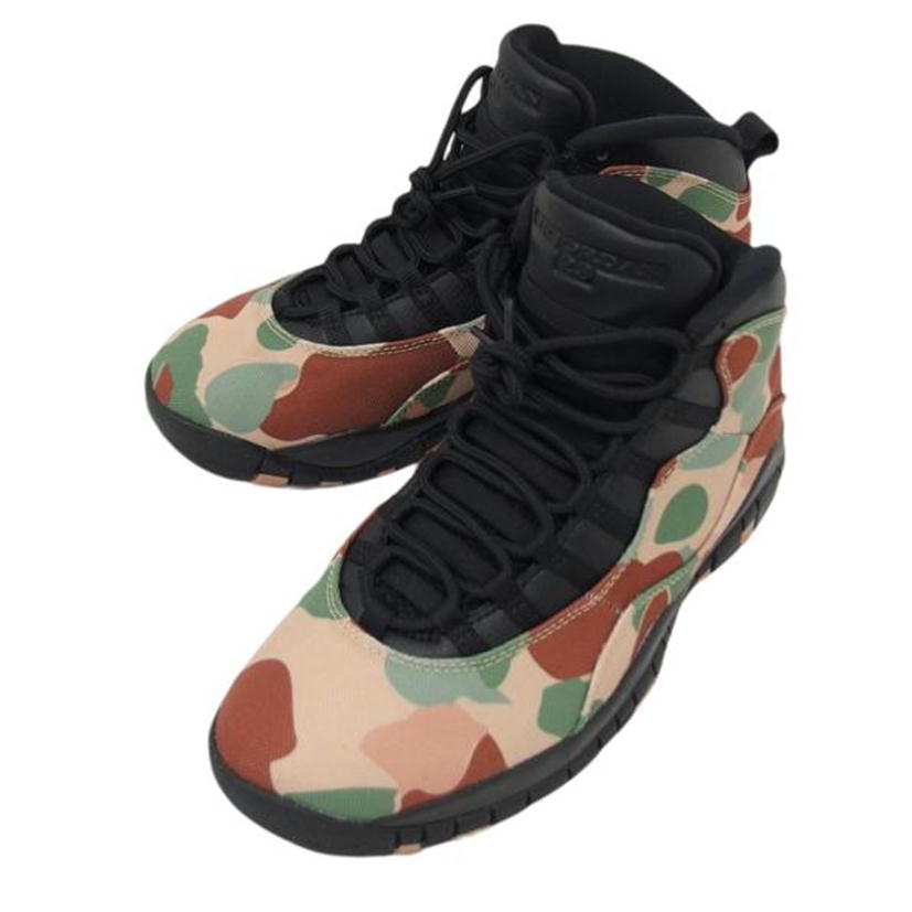 NIKE ナイキ/エアジョーダン10レトロ/ダックモカ/スニーカー/310805-200//ABランク/04