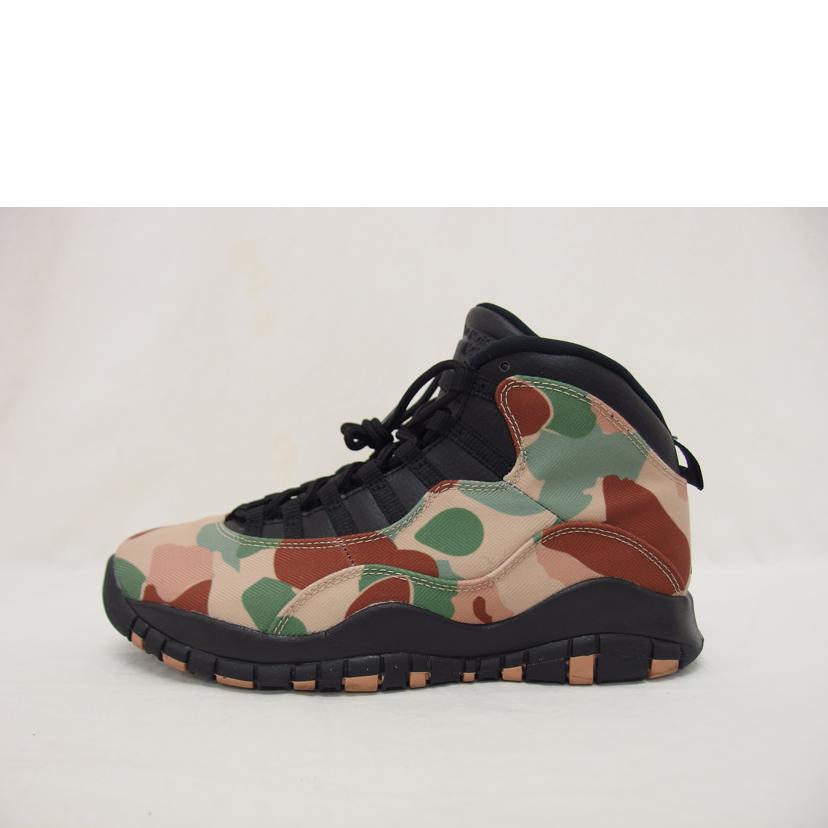 NIKE ナイキ/エアジョーダン10レトロ/ダックモカ/スニーカー/310805-200//ABランク/04