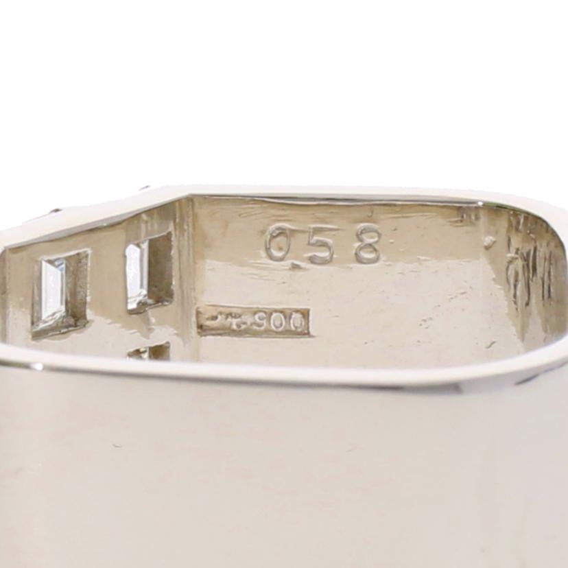 / Pt900ダイヤリング0.58ct//Aランク/75