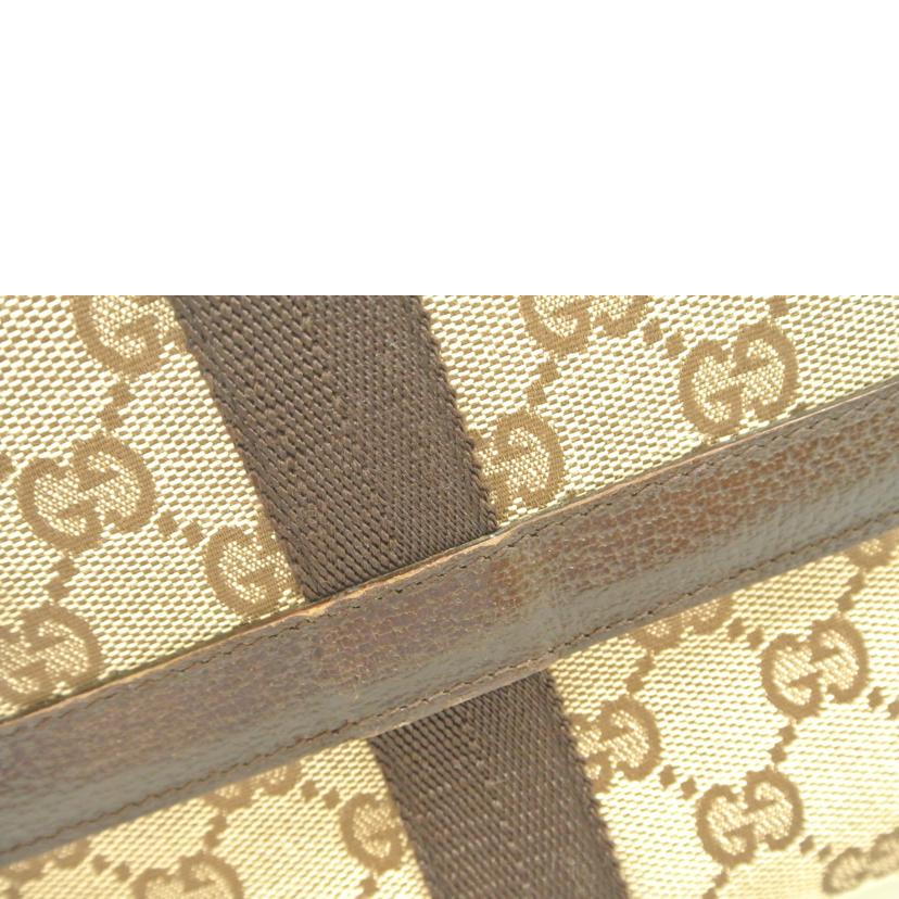 GUCCI グッチ/GGキャンバスウエストバッグ 茶/121336//20047/Bランク/87