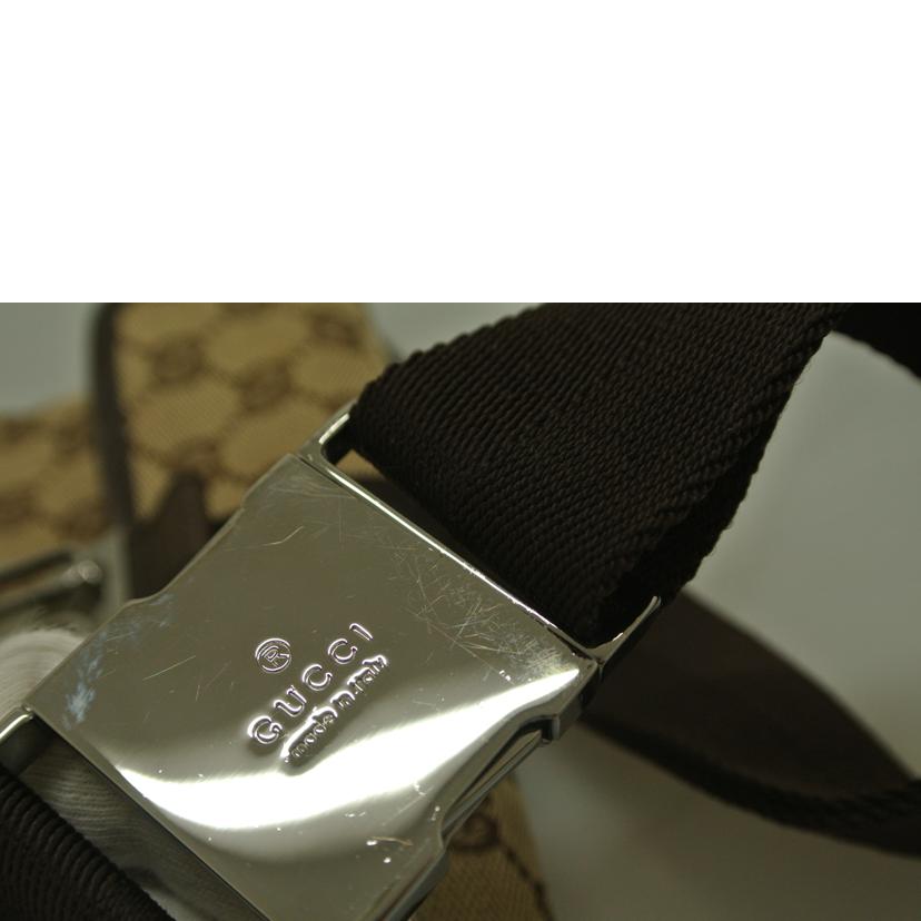 GUCCI グッチ/GGキャンバスウエストバッグ 茶/121336//20047/Bランク/87