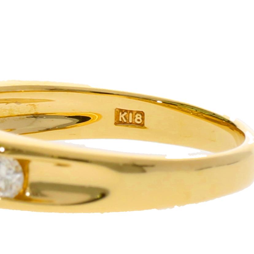 / K18ダイヤリング0.55ct//Aランク/75