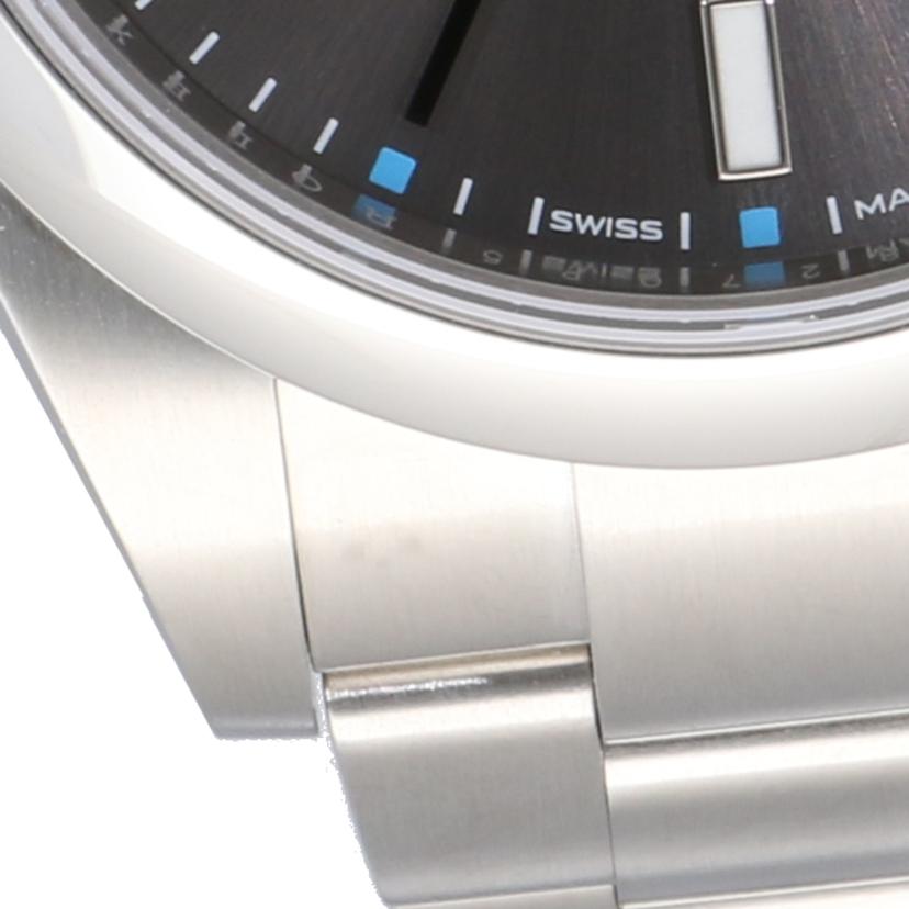 ROLEX ロレックス 腕時計 ランダムシリアル 2018年保証書 ステンレス メンズ/オイスターパーペチュアル39・ダークロジウム/ランダム番/114300//268*****/Aランク/93