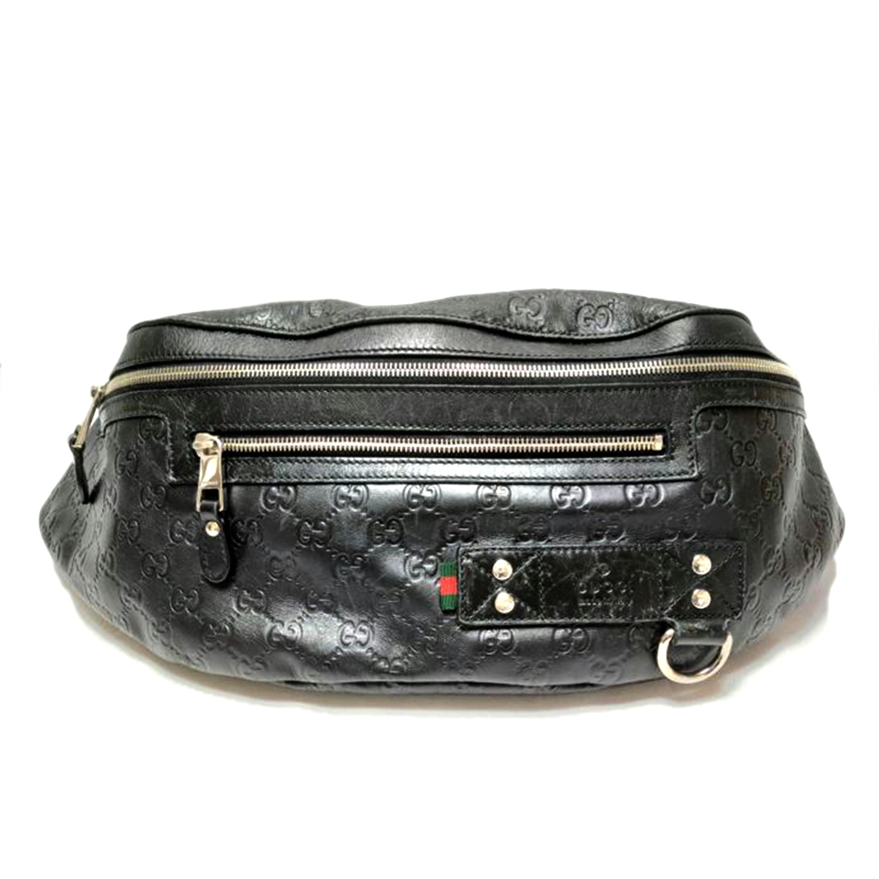 GUCCI グッチ/シマ レザー ボディーバッグ/246409//520981/Bランク/52