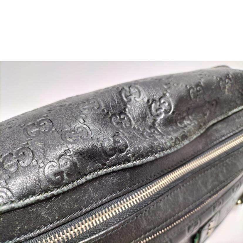 GUCCI グッチ/シマ レザー ボディーバッグ/246409//520981/Bランク/52