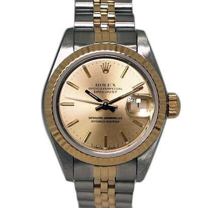 ROLEX ロレックス 腕時計 1987年頃製造 新品仕上済 コンビ/デイトジャスト・レディース・SS×YG/R番/69173//R53**********/Aランク/76