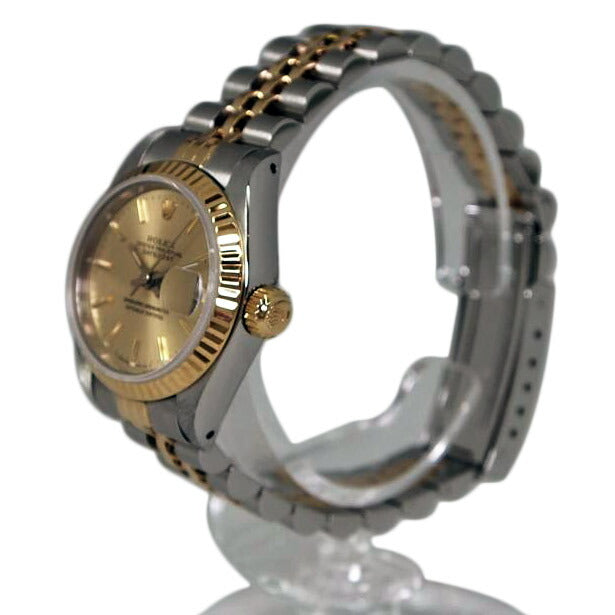 ROLEX ロレックス 腕時計 1987年頃製造 新品仕上済 コンビ/デイトジャスト・レディース・SS×YG/R番/69173//R53**********/Aランク/76