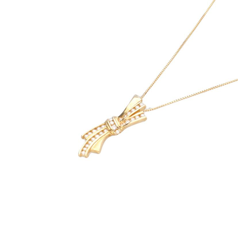 / K18ダイヤネックレス 0.48/45cm//Aランク/75