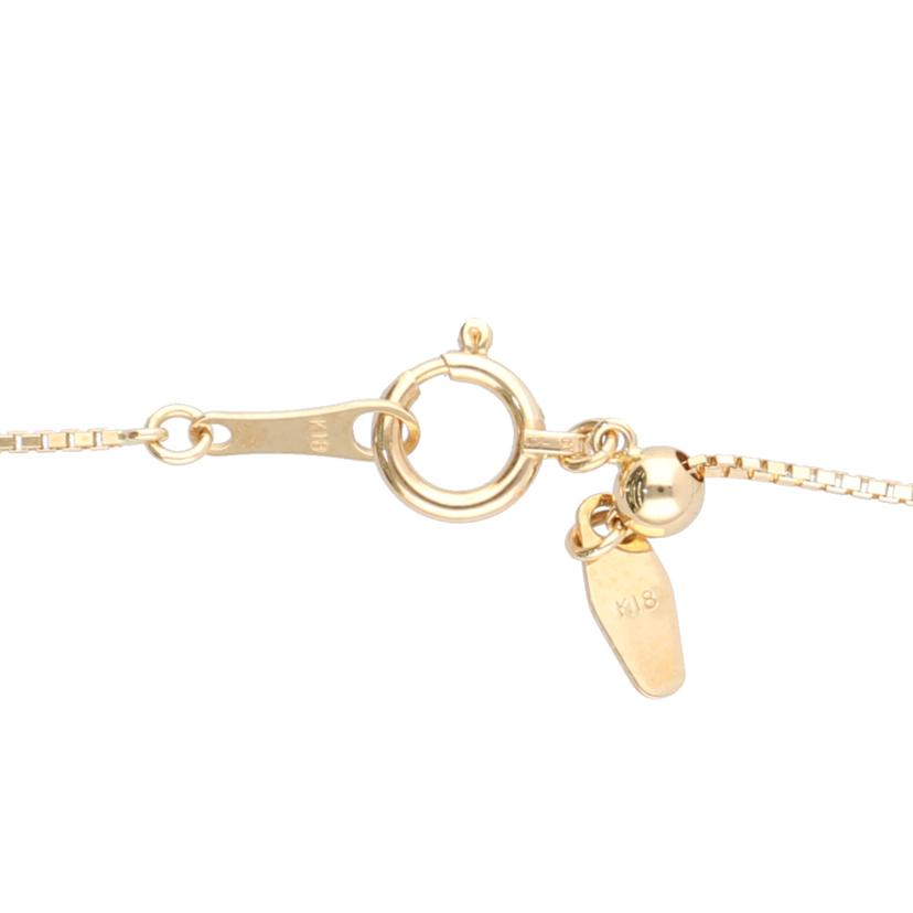 / K18ダイヤネックレス 0.48/45cm//Aランク/75