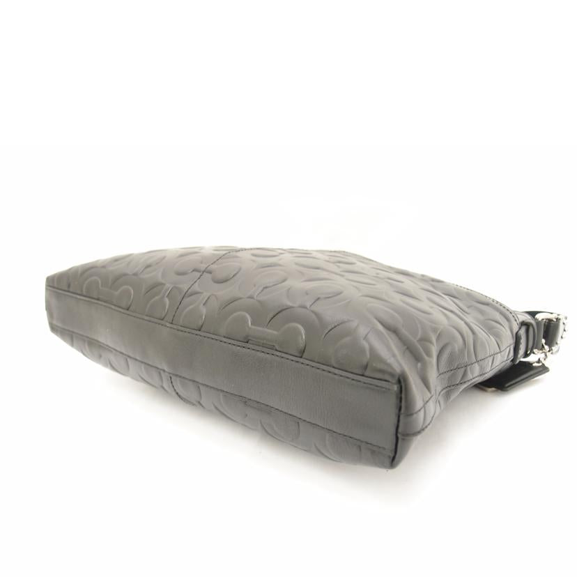 COACH コーチ 黒 斜め掛け メンズ/オプアートレザージップショルダー/ブラック/70248//H1293/SAランク/69