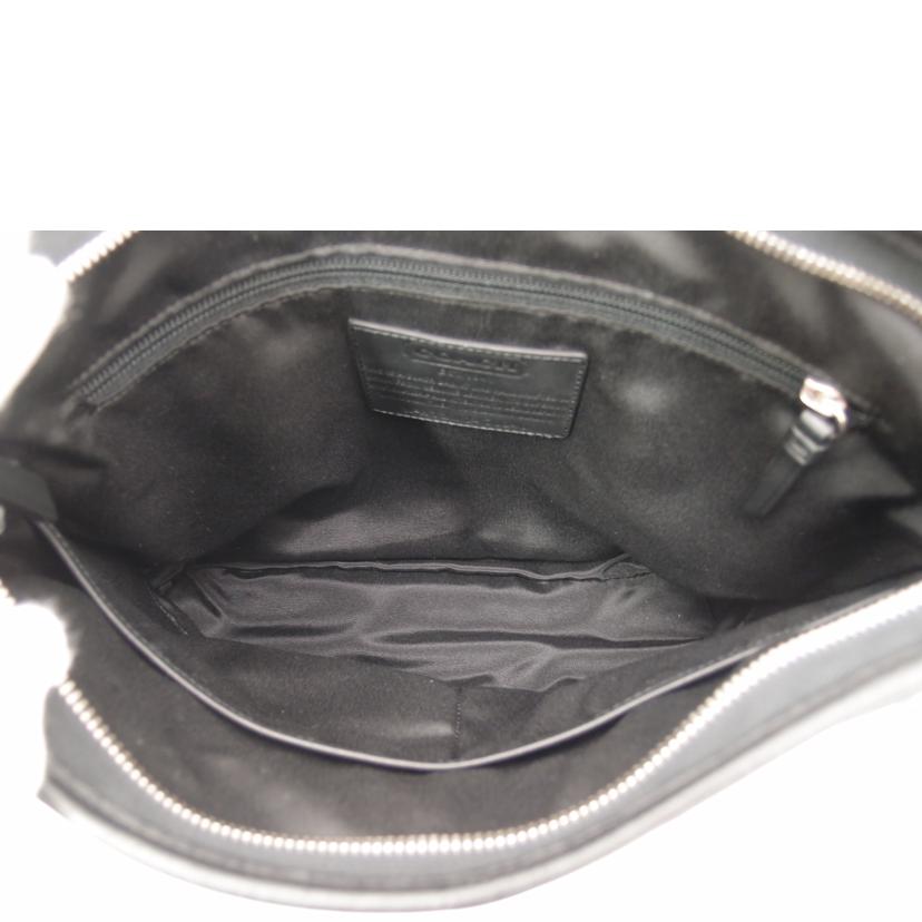 COACH コーチ 黒 斜め掛け メンズ/オプアートレザージップショルダー/ブラック/70248//H1293/SAランク/69