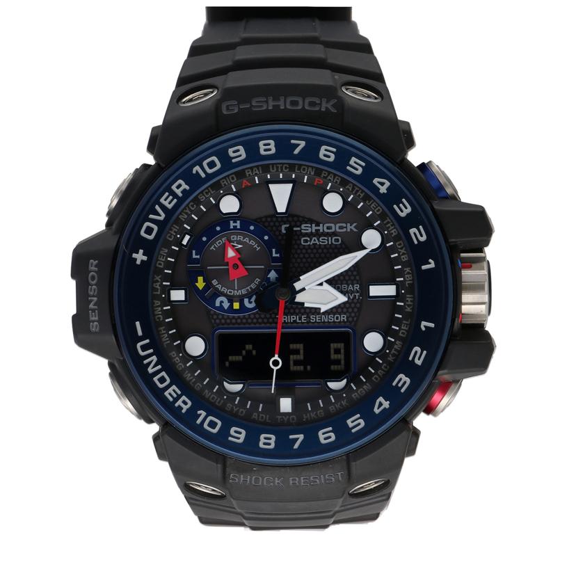 CASIO カシオ CASIO G-SHOCK ガルフマスター 電波ソーラー メンズ/G-SHOCK/ガルフマスター/電波ソーラー/GWN-1000B-1BJF//201*****/ABランク/37