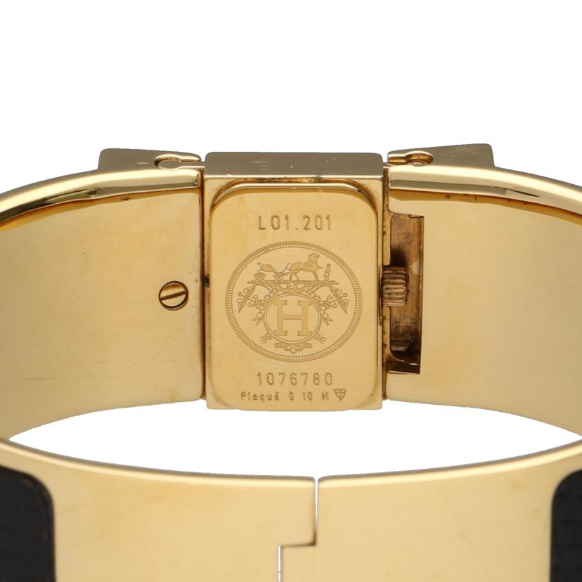 HERMES エルメス HERMES ロケバングルウオッチ レディース クオーツ/ ロケバングルウォッチ/レディース/クオーツ/L01.201//107****/Bランク/37